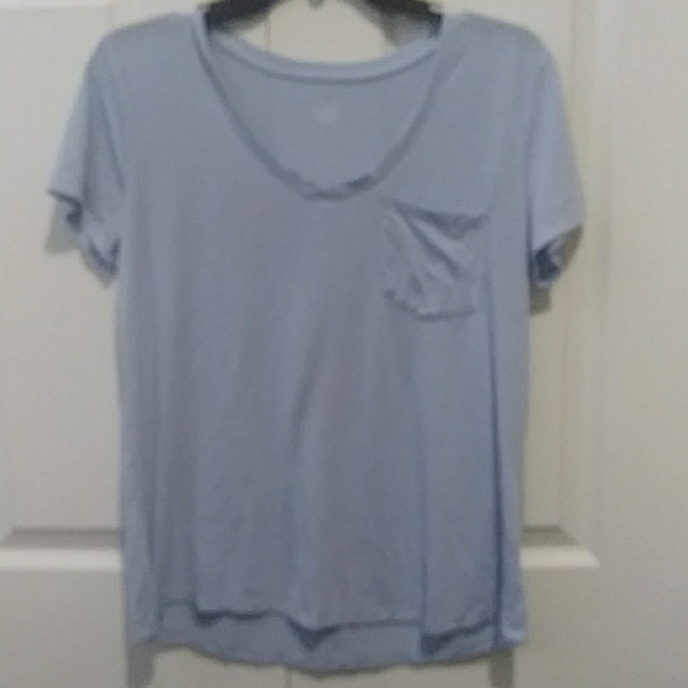 Light blue thin Women's top